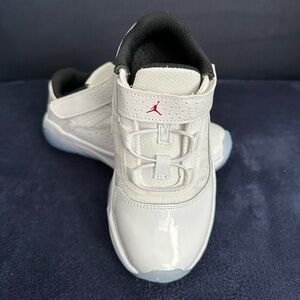 NEW! Jordan AJ 11 Comfort Low, White/Varsity Red/Black, 12C